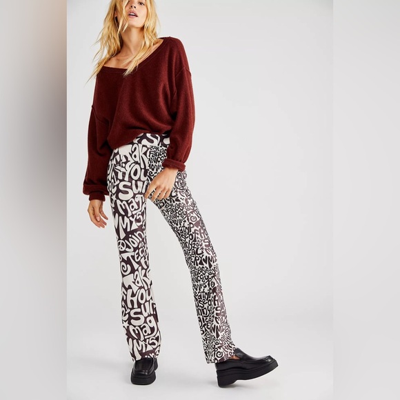 House of Sunny Pants - NWT House Of Sunny Scooby Graphic Straight Leg Pants Size 10